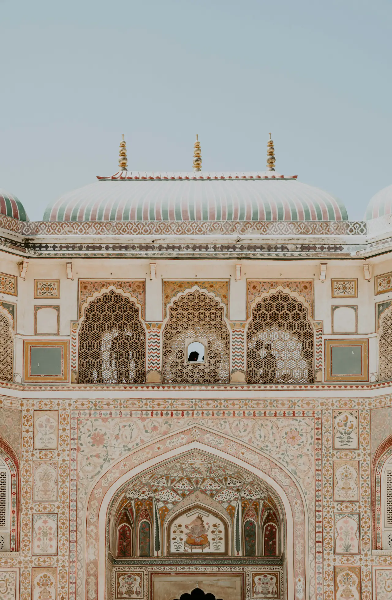 Sandstone palace arches